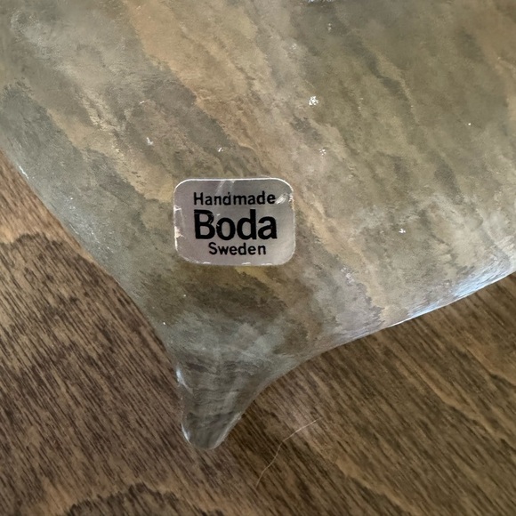 Boda Sweden Vintage Heart Paperweight Swedish Handmade Scandinavian Art Glass - Picture 2 of 4